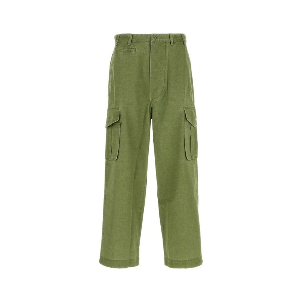 Kenzo Men Green Cotton Cargo Pant